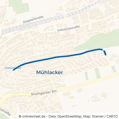 Lindachstraße Mühlacker Erlenbach 