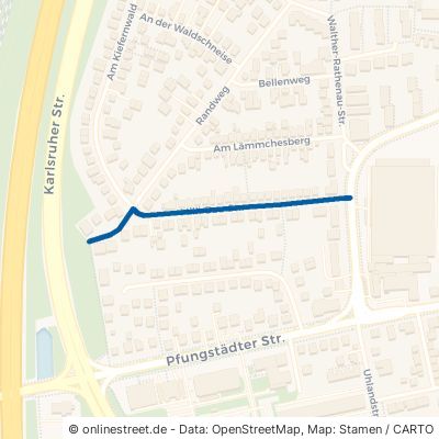 Milli-Bau-Straße Darmstadt Eberstadt 