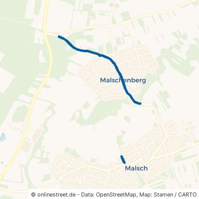 Letzenbergstraße Rauenberg Malschenberg 