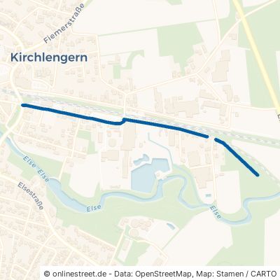 Bahnhofstraße Kirchlengern Obernackern 