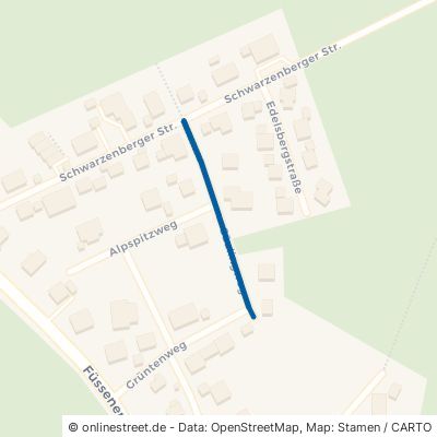 Säulingweg Oy-Mittelberg Oberzollhaus 