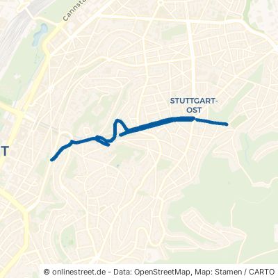 Wagenburgstraße 70186 Stuttgart Ost 