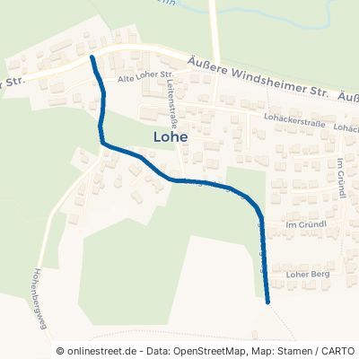 Langenbergweg Langenzenn Lohe 