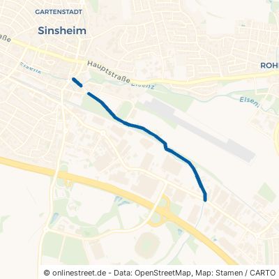 Schwimmbadweg Sinsheim 