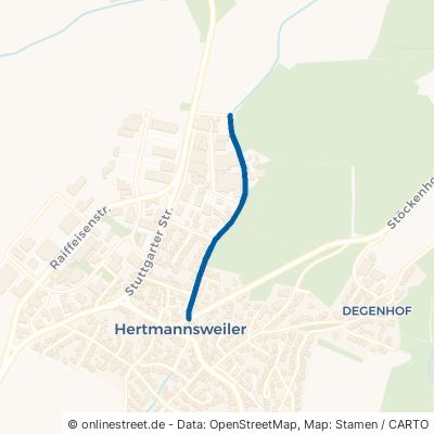 Rothenbühlstraße Winnenden Hertmannsweiler 