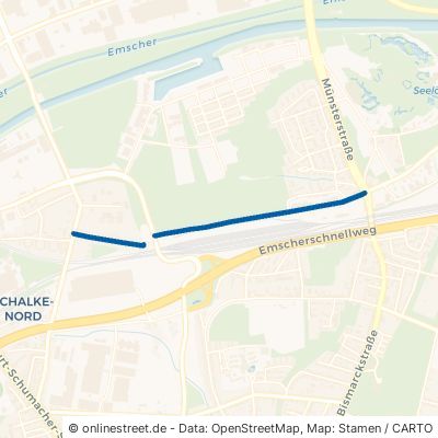 Parallelstraße Gelsenkirchen Schalke-Nord 