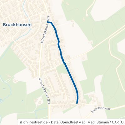 Kleiner Feldweg Hünxe Bruckhausen 