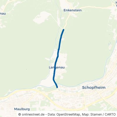 Landstraße Schopfheim Langenau 