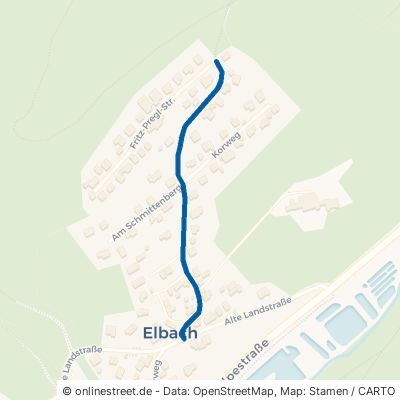 Berghausener Straße Gummersbach Elbach 