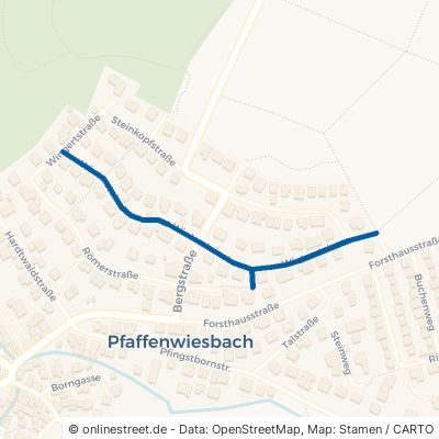 Wintersteinstraße Wehrheim Pfaffenwiesbach 