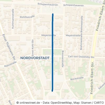 Carl-August-Allee Weimar Nordvorstadt 