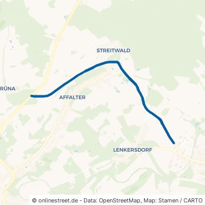Hartensteiner Straße Lößnitz 