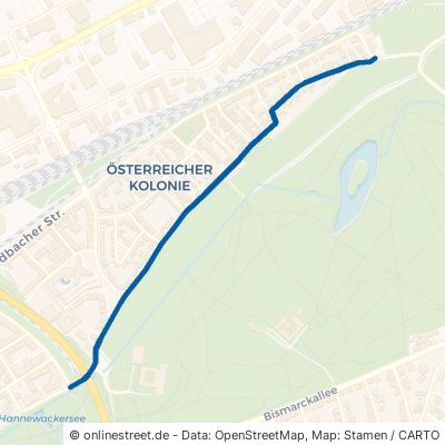 Deutsche Straße Aschaffenburg Österreicher Kolonie 