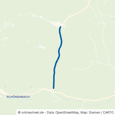 Schönenbacher Straße Furtwangen im Schwarzwald Rohrbach 