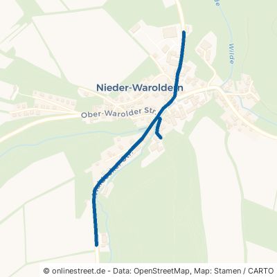 Waldecker Straße Twistetal Nieder-Waroldern 