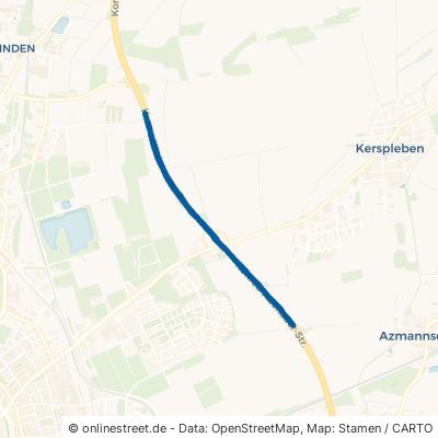 Konrad-Adenauer-Straße Erfurt Kerspleben 
