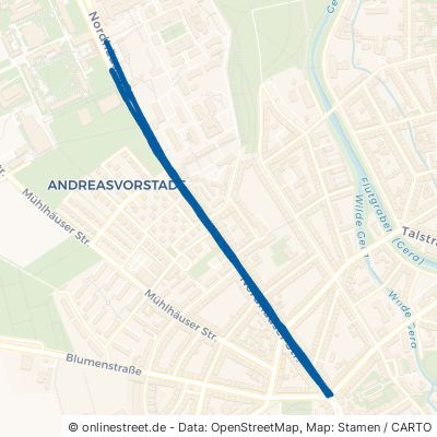 Nordhäuser Straße 99089 Erfurt Andreasvorstadt Andreasvorstadt