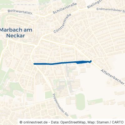 Kernerstraße Marbach am Neckar Marbach 