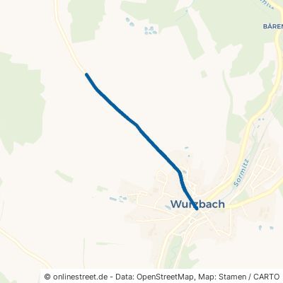 Heberndorfer Straße Wurzbach Benignengrün 