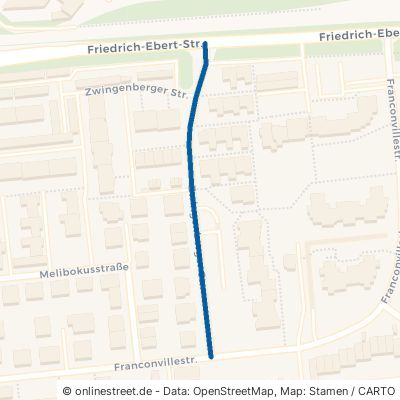 Zwingenberger Straße Viernheim 