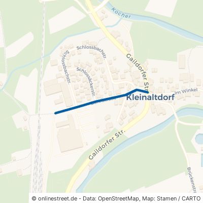 Bahnstraße 74405 Gaildorf Kleinaltdorf 