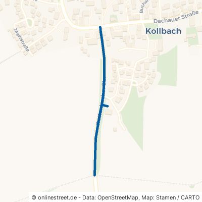 Rettenbacher Straße Petershausen Kollbach 