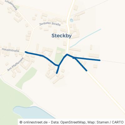 Steutzer Straße Zerbst Steckby 