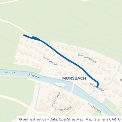 Weinbergstraße Künzelsau Morsbach 