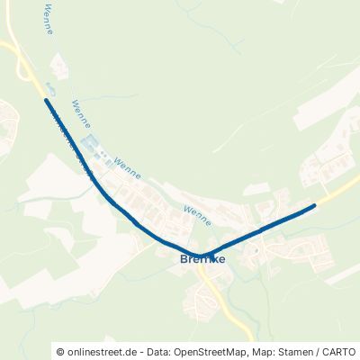Mindener Straße Eslohe (Sauerland) Bremke 