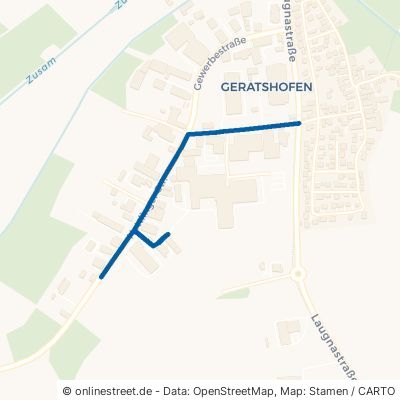 Hettlinger Straße Wertingen Geratshofen 