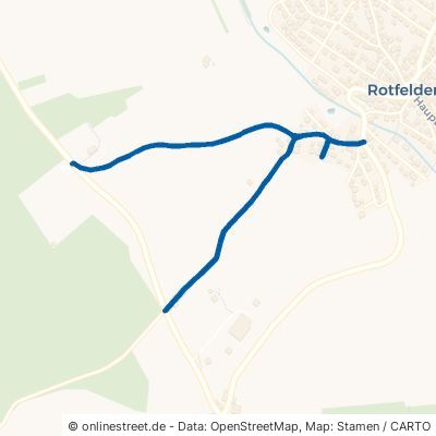 Ebershardter Weg Ebhausen Rotfelden 