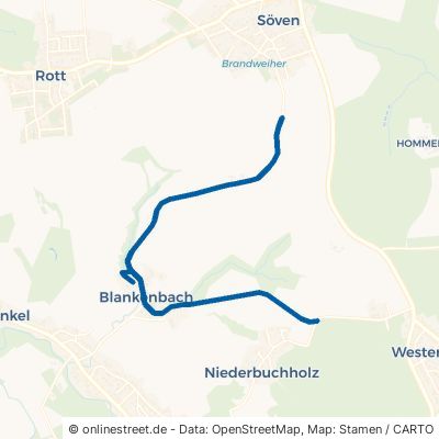 Uthweiler Straße Hennef Blankenbach 