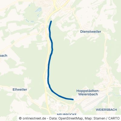 Bahnstrecke Neubrücke–Birkenfeld 55765 Dienstweiler 