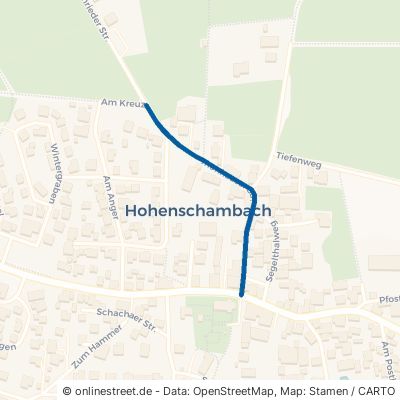 Thonhauser Straße Hemau Hohenschambach 