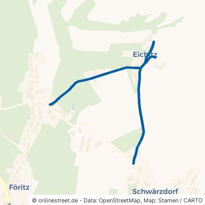 Eichitzer Straße Föritztal Schwärzdorf 