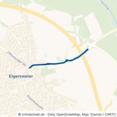Kinzigtalstraße Offenburg Elgersweier 