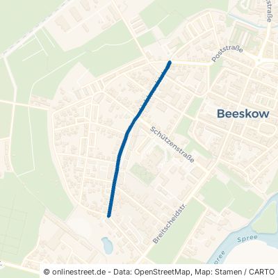 Liebknechtstraße Beeskow 