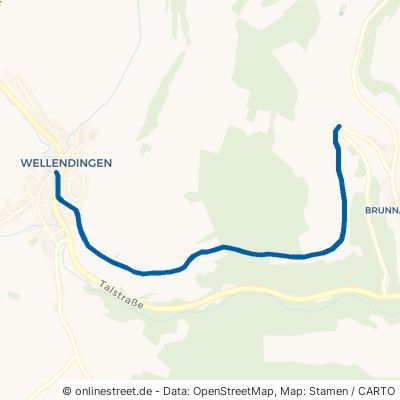 Wannenstraße Bonndorf im Schwarzwald Wellendingen 
