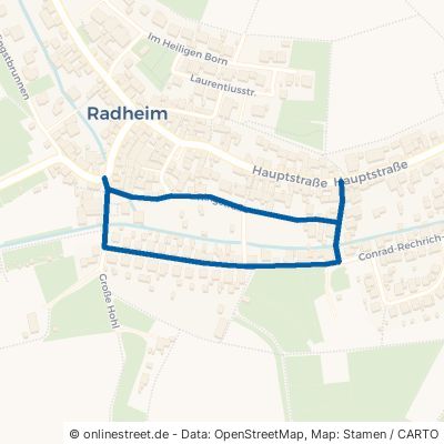 Ringstraße Schaafheim Radheim 
