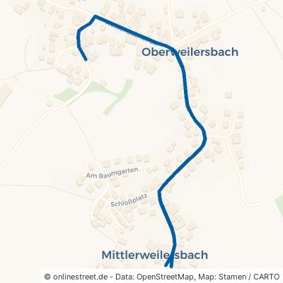 Weißenbacher Straße Weilersbach 