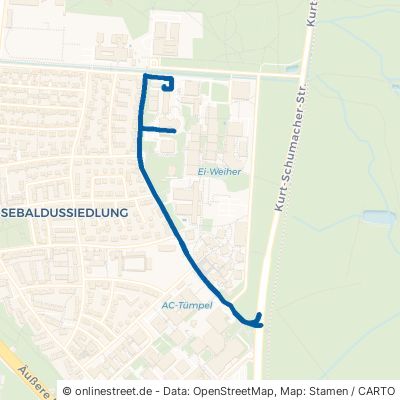 Erwin-Rommel-Straße Erlangen Sebaldussiedlung 
