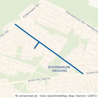 Germanenweg Schönwalde-Glien Schönwalde-Siedlung 