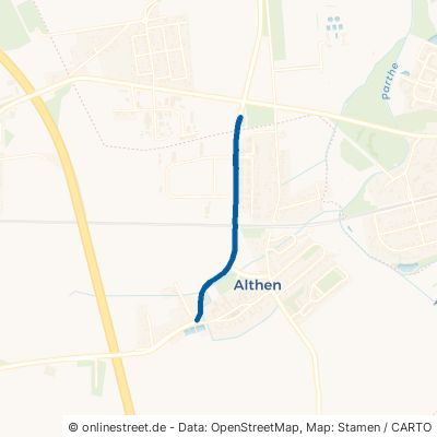 Prof.-Andreas-Schubert-Straße Leipzig Althen-Kleinpösna 