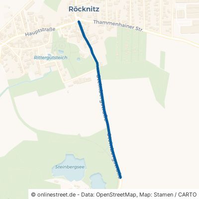 Steinbergstraße Thallwitz Röcknitz 