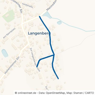Alte Dorfstraße Callenberg Langenberg 