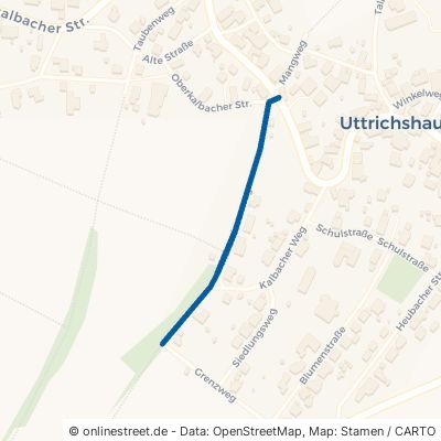 Märzwiesenweg Kalbach Uttrichshausen 