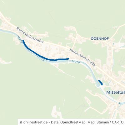 Dammweg Baiersbronn Mitteltal 