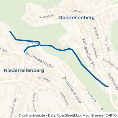 Burgweg Schmitten Oberreifenberg 