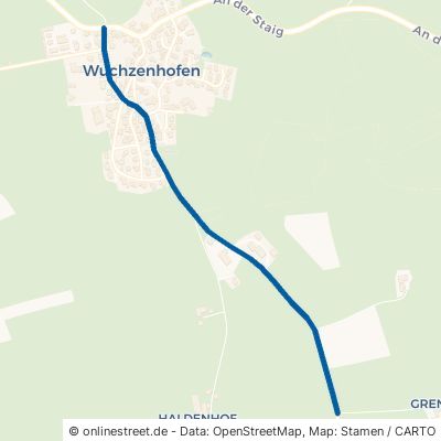 Luttolsberger Straße Leutkirch im Allgäu Wuchzenhofen 