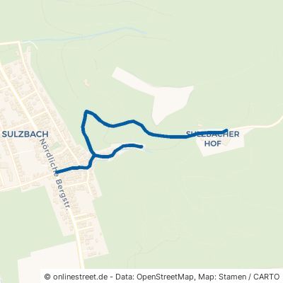 Bachgasse Weinheim Sulzbach 